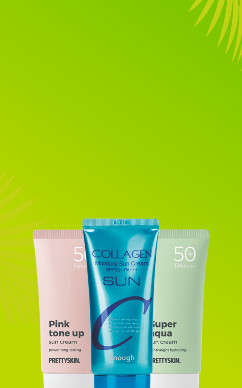 До -25% на солнцезащитные средства Enough Sun и Pretty Skin